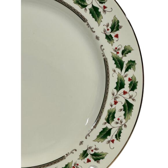 Royal Limited Japan 'Holly Holiday' Dinner Plates-Elegant and Rare-Set of 4 - Picture 4 of 7
